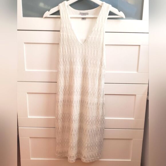 H&M Metallic Threaded Dress Size XS - Picture 1 of 4